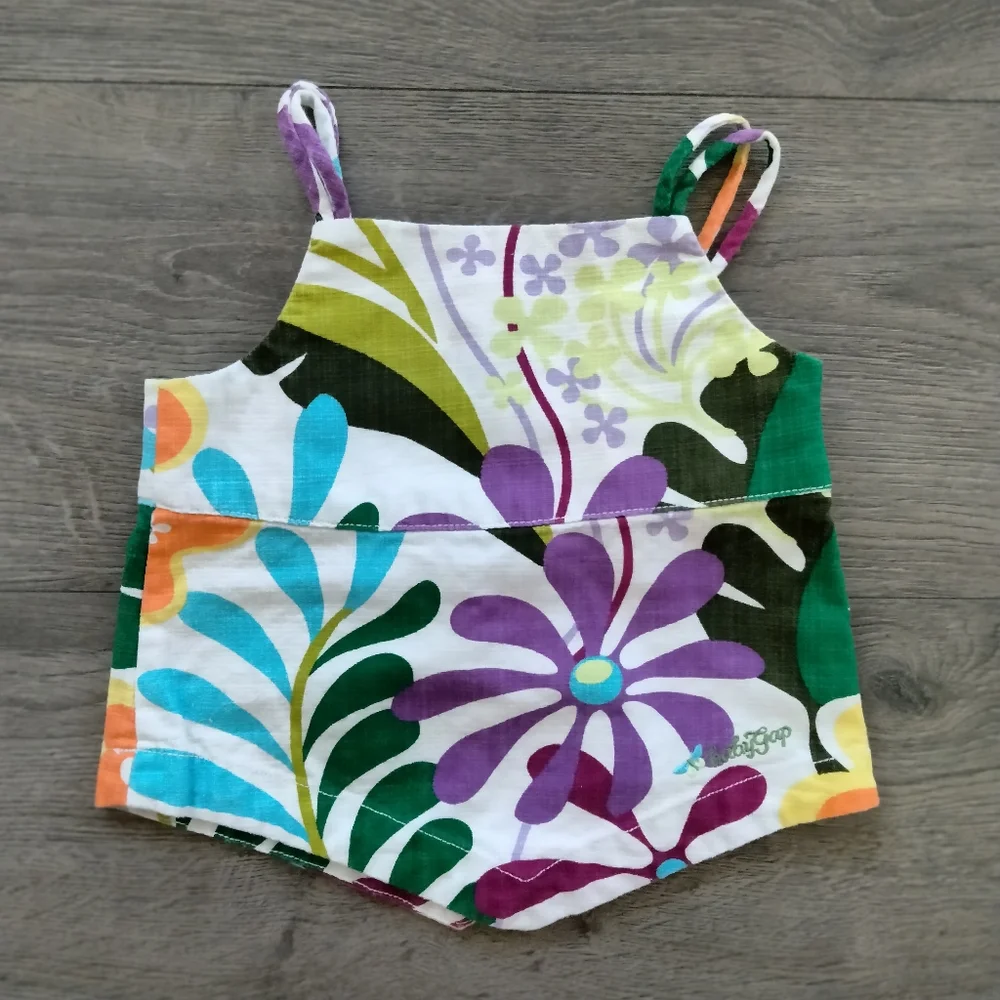 Baby GAP Toddler Floral Sleeveless Top Size 3 Years